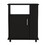 Correy 4-Shelf Microwave Cabinet with Caster Black Wengue B06280097