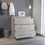 Calvetta 3-Drawer Dresser Light Grey B06280130