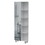 Portland 5-Shelf Linen Cabinet with Mirror White B06280256
