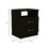 Brookeline 2-Drawer 1-Shelf Rectangle Nightstand Black Wengue B06280324