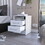 Rowley 2-Drawer 1-Shelf Rectangle Nightstand White B06280359