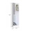Cassidy Rectangle Tall Shoe Cabinet with Mirror White B06280408