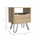 Eagle Creek 1-Shelf 1-Drawer Nightstand Light Oak B06280480