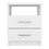 Brookeline 2-Drawer 1-Shelf Rectangle Nightstand White B06280585