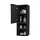Chidester 2-Shelf Medicine Cabinet Black Wengue B06280750