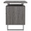 Mendecino Weathered Grey 2-drawer Floating Top Office Desk B062P145457