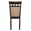 Denver Beige and Cappuccino Upholstered Side Chairs (Set of 2) B062P145462