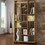 Eaton Antique Nutmeg 6-tier Rectangular Bookcase B062P145466