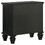 Grace Black 3-drawer Nightstand with Pull Out Tray B062P145467