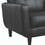 Gavin Black Track Arm Accent Chair B062P145483