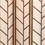 Muir Walnut and Linen Foldable 3-Panel Screen B062P145491