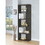 Keaton Weathered Grey 5-shelf Bookcase B062P145507