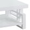 Naomi High Glossy White Rectangular Coffee Table B062P145542