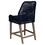 Stefan Dark Blue and Weathered Wash Counter Height Stools (Set of 2) B062P145555