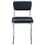 Farwest Black and Chrome Upholstered Side Chairs (Set of 2) B062P145561