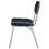 Farwest Black and Chrome Upholstered Side Chairs (Set of 2) B062P145561