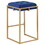 Soccoro Blue and Gold Square Counter Height Stools (Set of 2) B062P145582