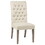 Arbor Oatmeal and Vineyard Oak Tufted Back Parson Chairs (Set of 2) B062P145604