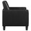 Jared Black Cushion Back Upholstered Accent Chair B062P145613