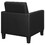 Jared Black Cushion Back Upholstered Accent Chair B062P145613