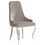 Sophiagra Grey and Chrome Upholstered Back Dining Chairs (Set of 2) B062P145616