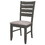 Dexter Grey and Dark Grey Padded Seat Side Chairs (Set of 2) B062P145630