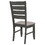 Dexter Grey and Dark Grey Padded Seat Side Chairs (Set of 2) B062P145630