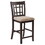 Antonia Tan and Espresso Lattice Back Counter Height Stools (Set of 2) B062P145640