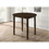 Cappuccino and Tan 3-piece Dining Set with Drop Leaf B062P145671