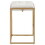 Soccoro Beige and Gold Square Counter Height Stools (Set of 2) B062P145674