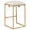 Soccoro Beige and Gold Square Counter Height Stools (Set of 2) B062P145674