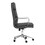 Amos Grey and Chrome Upholstered Office Chair with Casters B062P145687