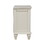 Grace Cream White 3-drawer Nightstand with Pull Out Tray B062P148635
