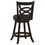 Torsten Cappuccino and Black Swivel Counter Height Stool (Set of 2) B062P153488