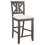 Grand Prarie Barn Grey and Light Khaki Counter Height Stool (Set of 2) B062P153498