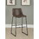 B062P153515 Brown+Upholstered+Solid+Dining Room+Spot Clean