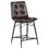 Santana Brown Tufted Counter Height Stool (Set of 2) B062P153530