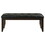 Saratoga Cappuccino and Black Upholestered Dining Bench B062P153586