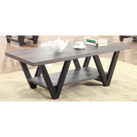 Alexia Black and Grey Angled Leg Coffee Table B062P153609