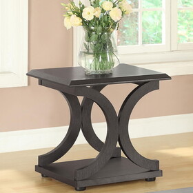 Karsten Cappuccino C-shaped End Table B062P153619