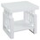 Naomi High Glossy White Rectangular End Table B062P153624