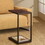 Olivette Cappuccino High Gloss and Bronze Rectangular Snack Table B062P153629