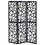 Brownlee Black 3-Panel Folding Screen B062P153649