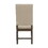Ayers Beige and Smokey Black Upholestered Side Chair (Set of 2) B062P153669