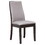 Charleston Taupe and Espresso Upholstered Dining Chair (Set of 2) B062P153678