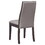 Charleston Taupe and Espresso Upholstered Dining Chair (Set of 2) B062P153678