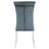 Regalia Dark Grey and Chrome Tufted Side Chair (Set of 2) B062P153679