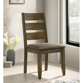 Ponti Knotty Nutmeg and Grey Ladderback Dining Chair (Set of 2) B062P153686