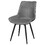 Blakely Grey Tufted Swivel Side Chair (Set of 2) B062P153691