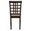Austin Cappuccino and Beige Lattice Back Side Chair (Set of 2) B062P153705